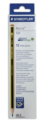 Staedler Noris 120-2B 12pcs+ Norica 2B 2 pcs